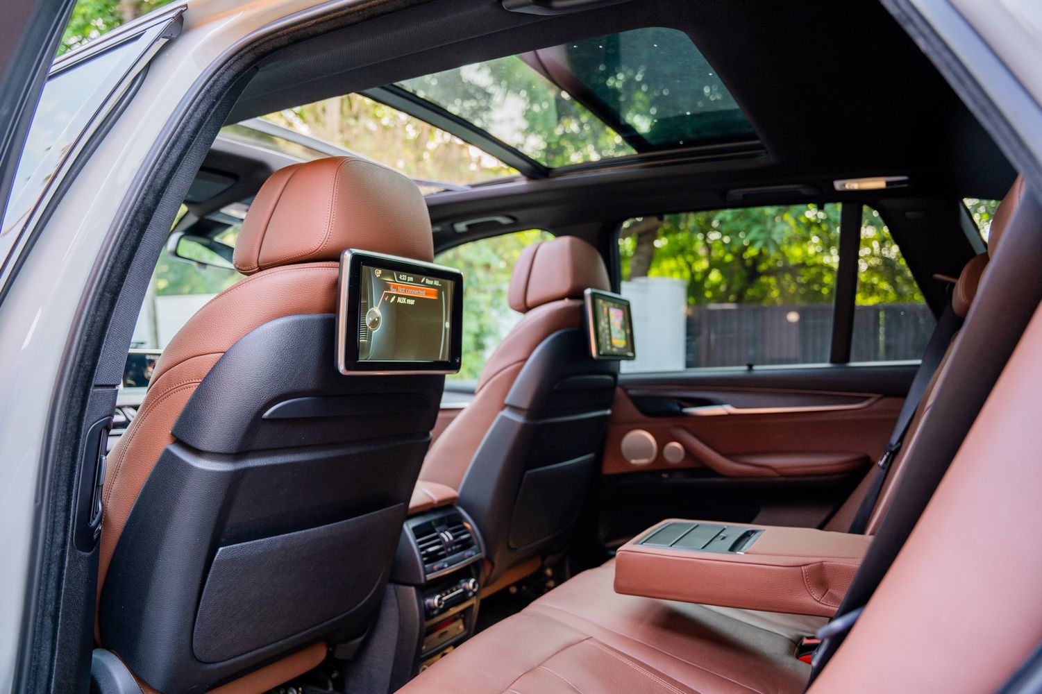 BMW X5 back interior