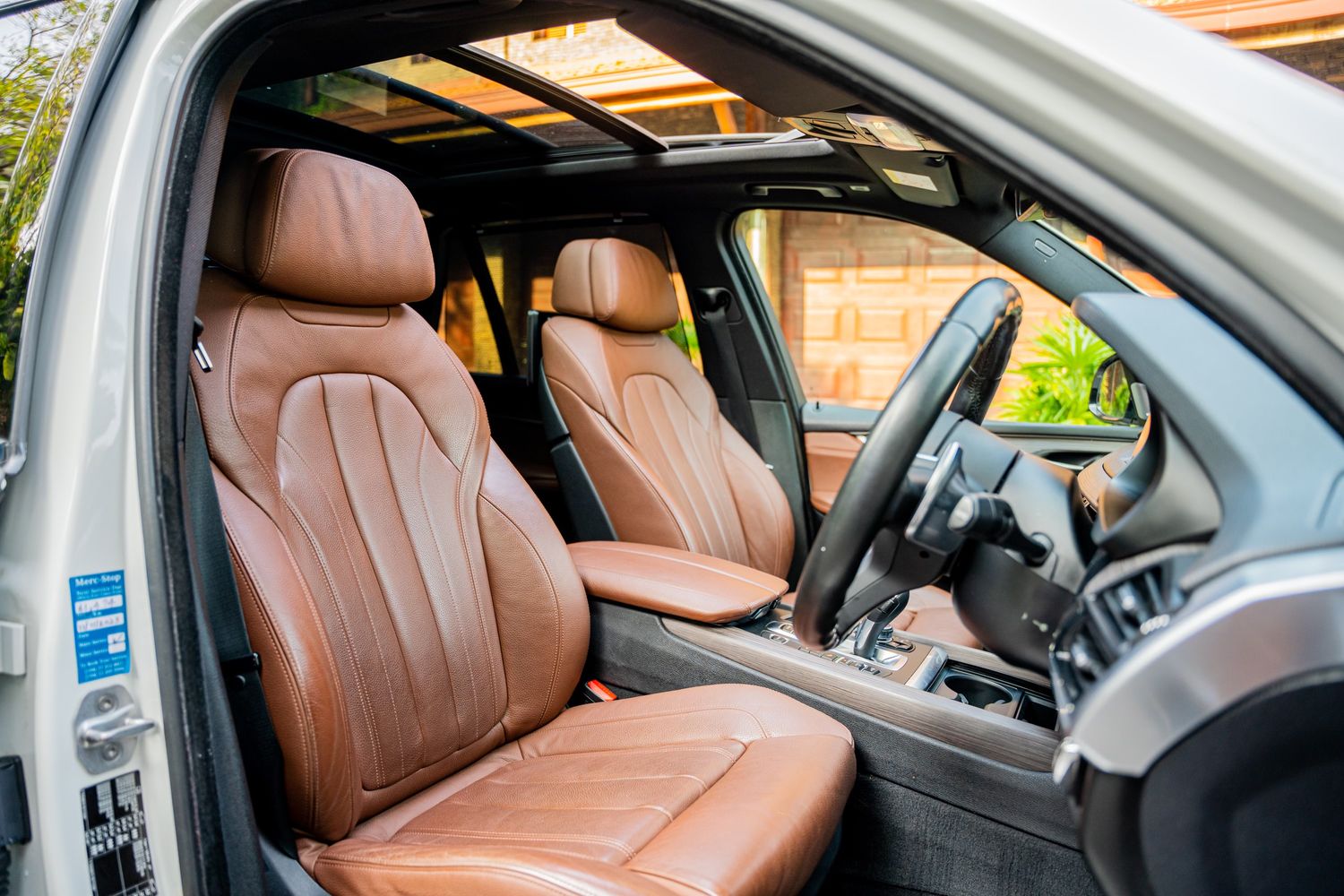 BMW X5 front interior