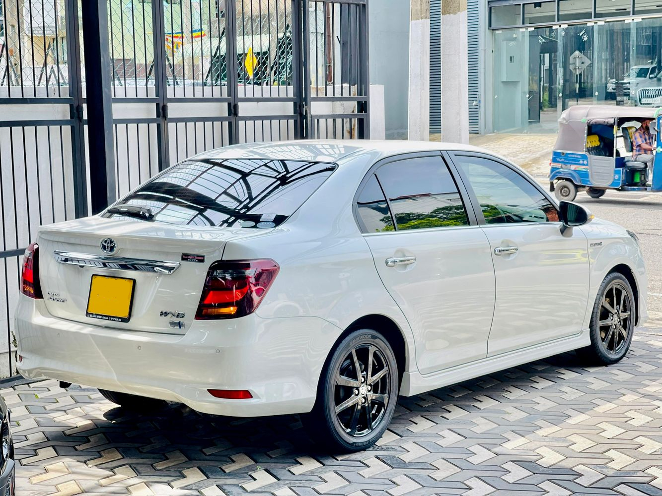 Toyota Axio rear + side view